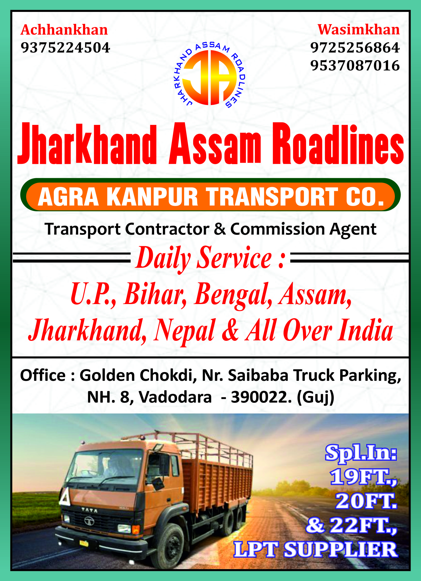 Jharkhand Assam Roadlines
